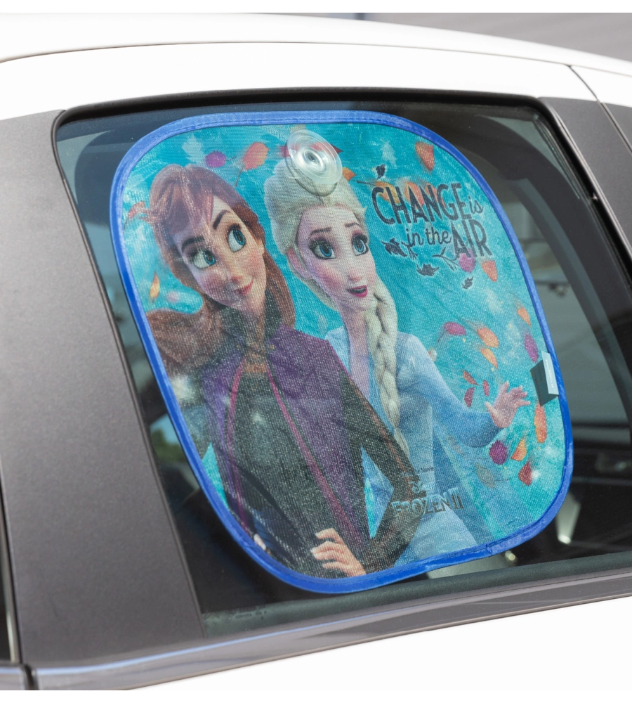 COPPIA TENDINE AUTO LATERALI "DISNEY FROZEN 2" 44X35 CM