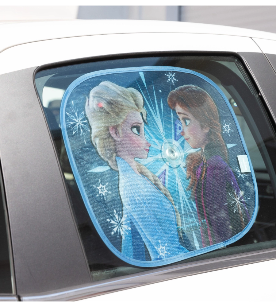 COPPIA TENDINE AUTO LATERALI "DISNEY FROZEN 2", 44X35 CM