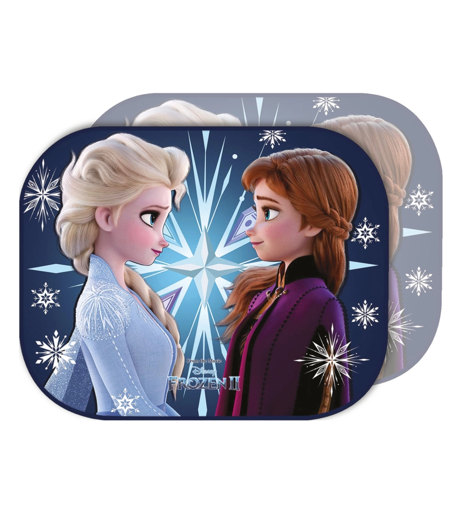 COPPIA TENDINE AUTO LATERALI "DISNEY FROZEN 2", 44X35 CM
