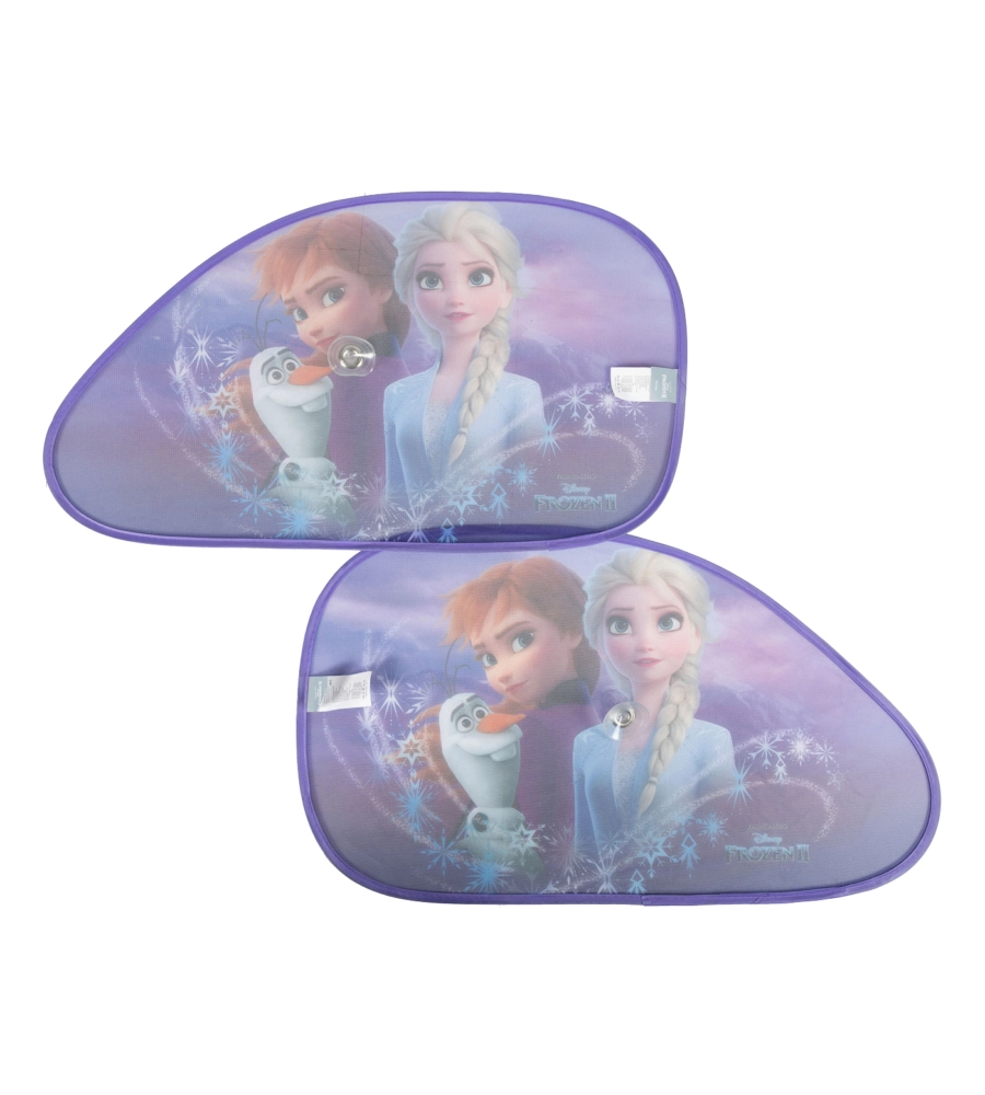 COPPIA TENDINE AUTO LATERALI TRAPEZIO "FROZEN 2", 65X38 CM