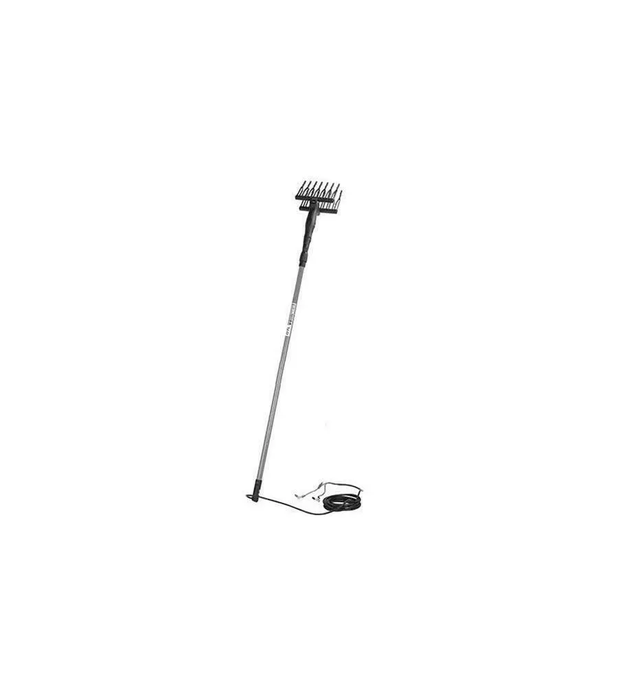 ABBACCHIATORE OLIVE ELETTRICO A BATTERIA EXCEL MOVIMENTO OSCILLATORIO VERTICALE 12V + ASTA TELESCOPICA 2,2-3 MT