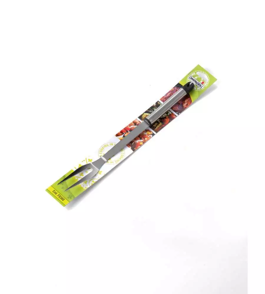 FORCHETTONE DA BARBECUE OMPAGRILL IN ACCIAIO 36 CM