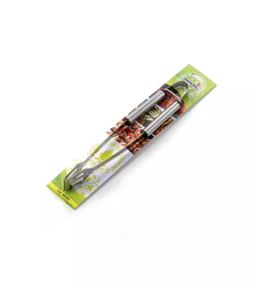 PINZA PER BARBECUE OMPAGRILL IN ACCIAIO 36 CM