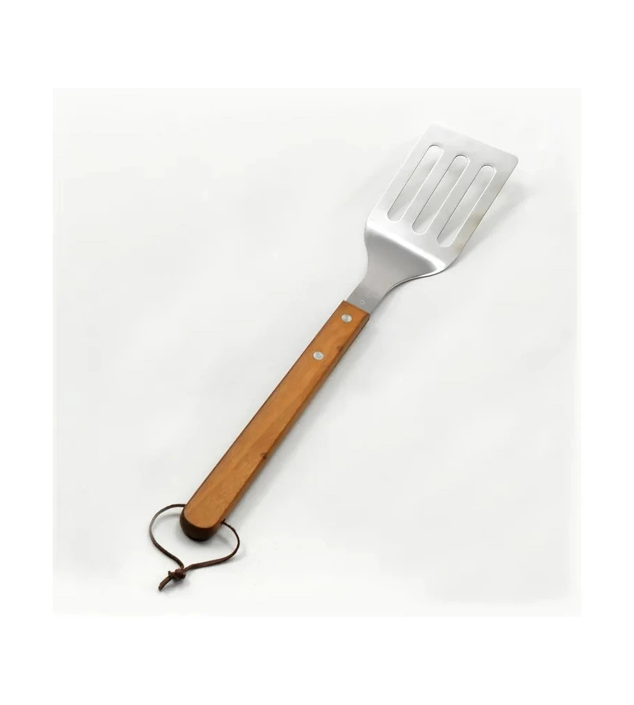 PALETTA IN ACCIAIO INOX DA CM. 39 - MANICO IN LEGNO