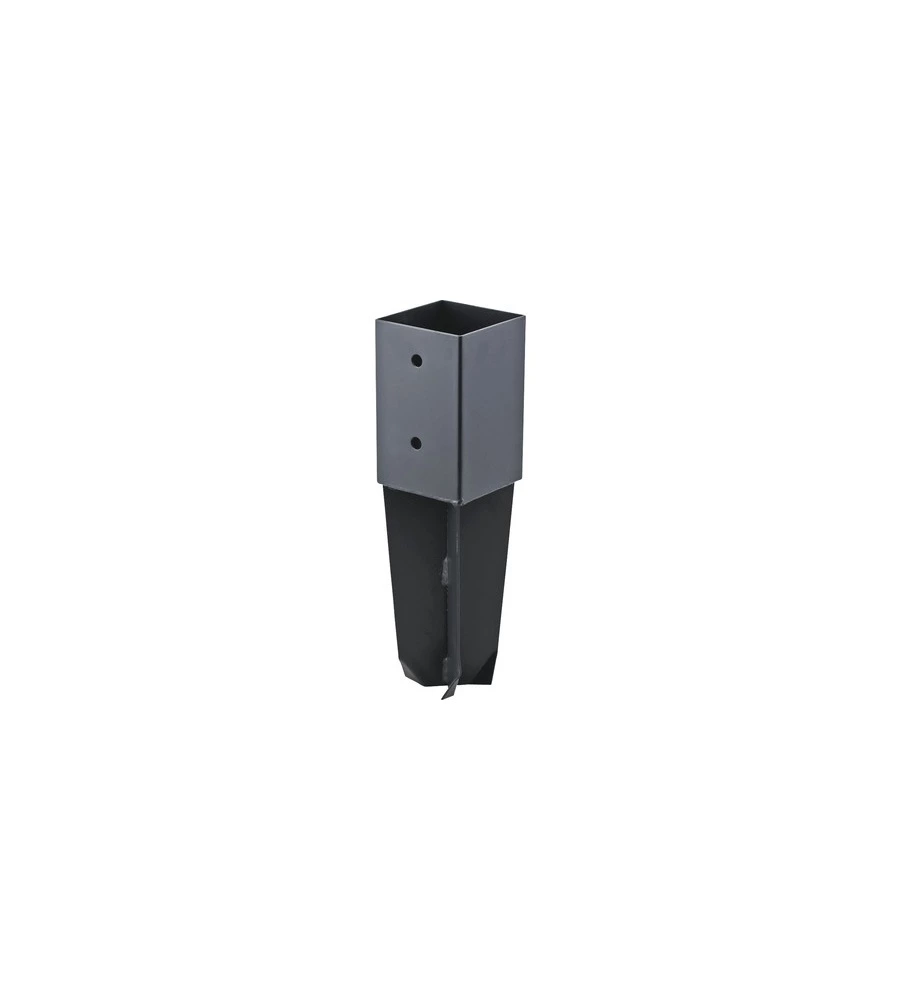 SUPPORTO VERTICALE PER ANCORAGGI A TERRA ANTRACITE, 91x91 MM - SUKI
