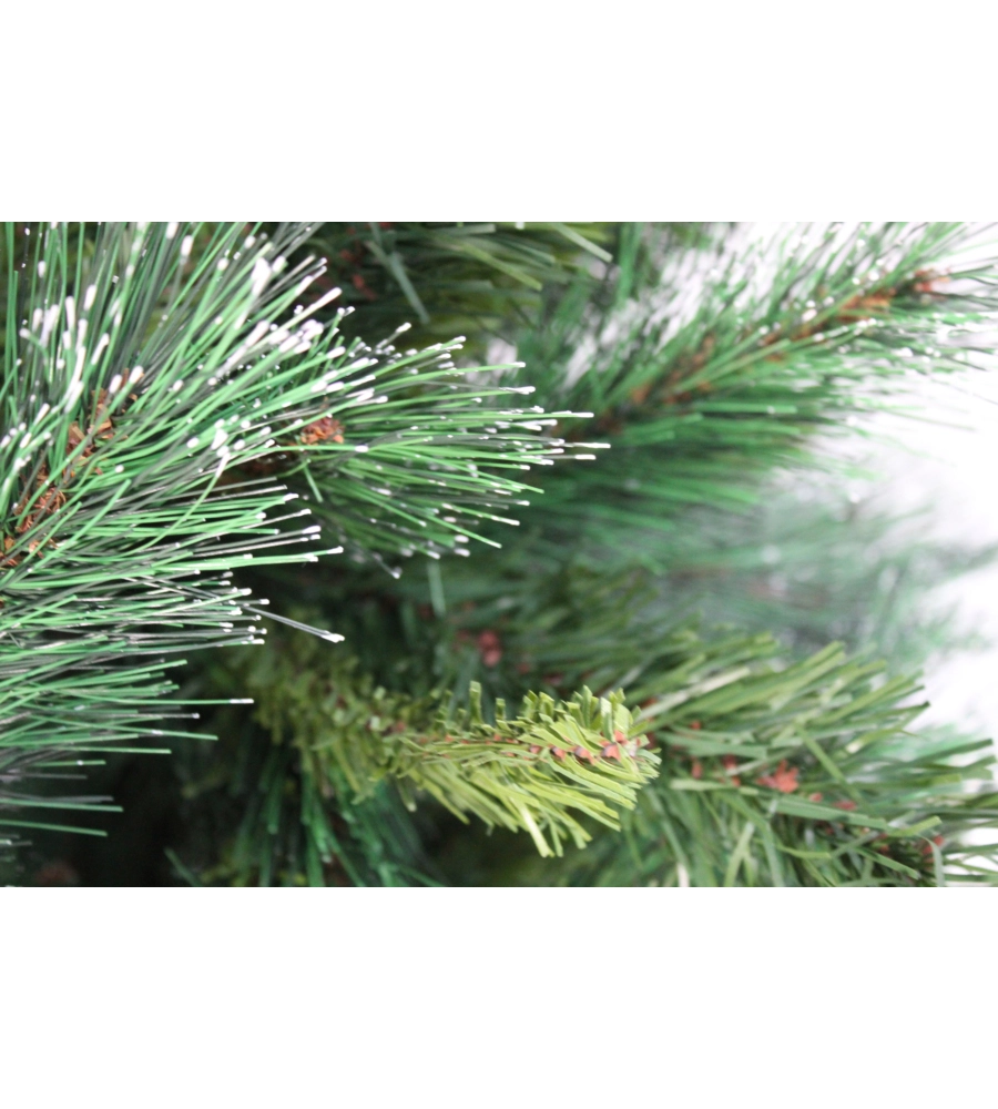 ALBERO DI NATALE "GLISTEN" CON 1409 RAMI AD AGGANCIO, 240 CM