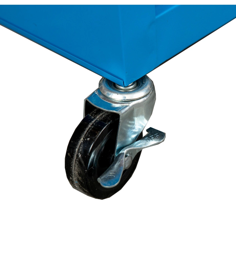 CASSETTIERA PORTA ATTREZZI EASY SYSTEM IN METALLO CON RUOTE E CASSETTIERA MOVIBILE, 61,6X33X108,2 CM