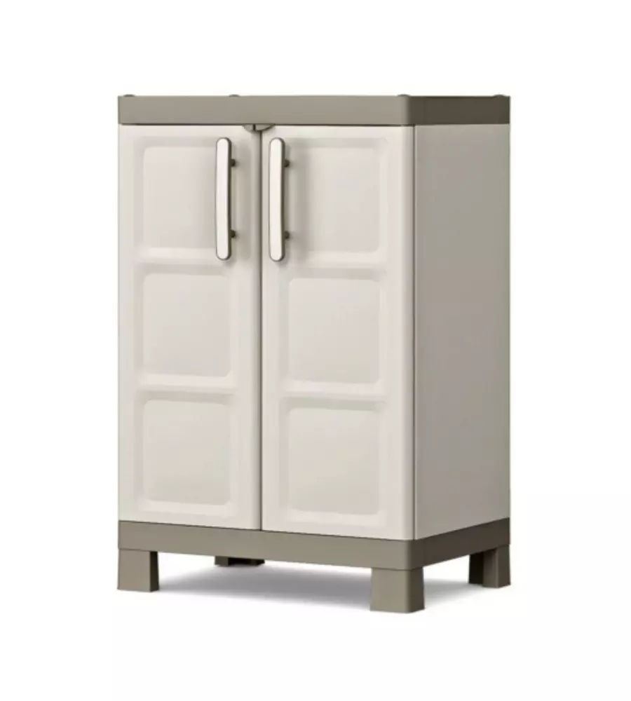 ARMADIO BASSO KETER "EXCELLENCE" IN RESINA BEIGE 65X45X97 CM