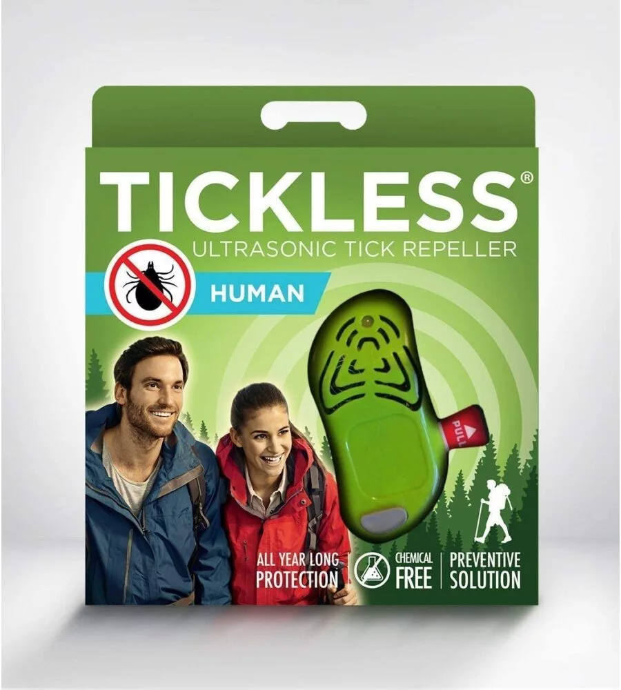 REPELLENTE AD ULTRASUONI CONTRO LE ZECCHE GREEN - TICKLESS