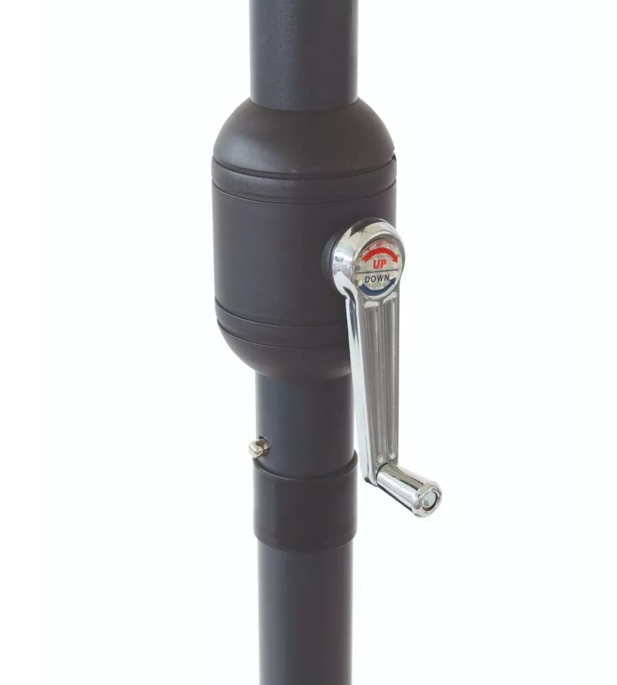 OMBRELLONE DA GIARDINO QUADRATO ESSENZA IN POLIESTERE BIANCO 3X3 MT