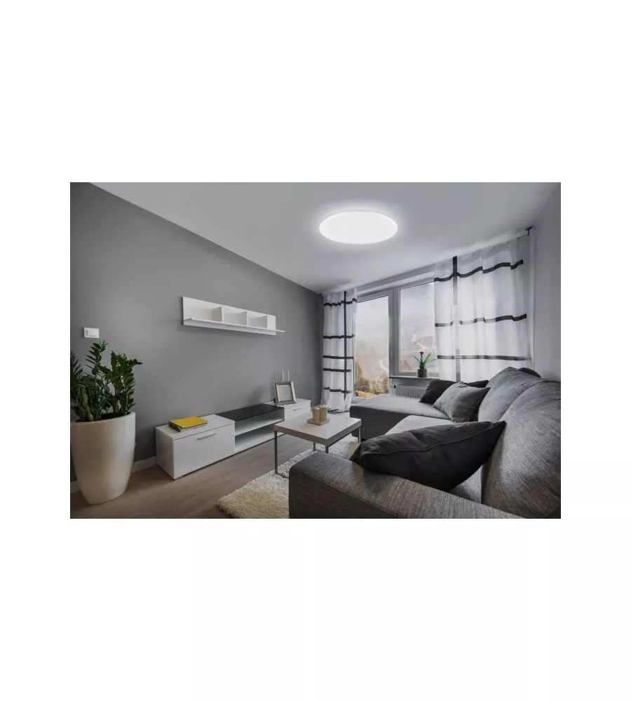 PLAFONIERA LED DA INTERNO EGLO "POGLIOLA-S" BIANCO EFFETTO STELLATO 4000K 50CM
