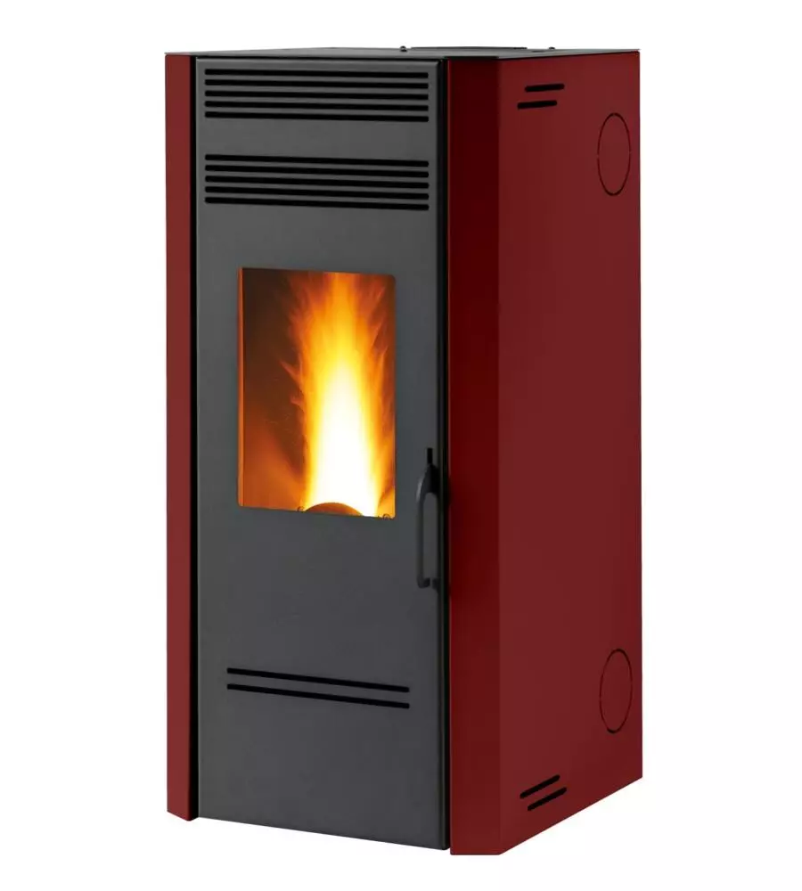 STUFA A PELLET VENTILATA CARIS "MAYLEA" CON HEALTHSYSTEM BORDEAUX 7,1 KW