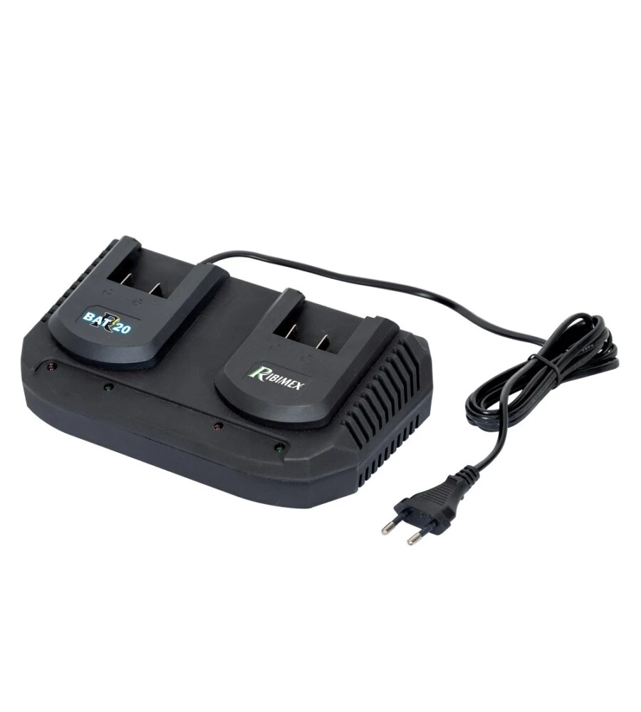 CARICA BATTERIE DOPPIO PER BATTERIE RIBIMEX
