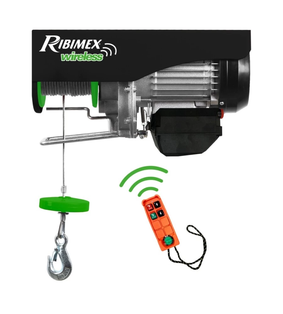 PARANCO ELETTRICO 200/400 KG CON RADIO COMANDO - RIBIMEX