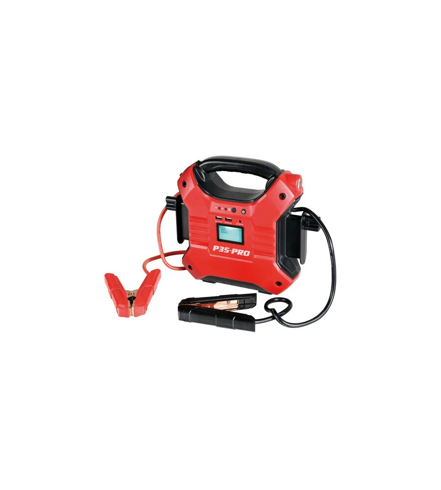 AVVIATORE DI EMERGENZA PER AUTO 12/24 V 35000 MAH
