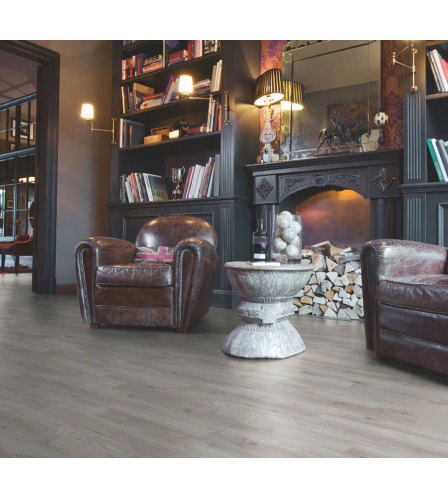 Pavimento laminato rovere grigio Kimono "Inverno" 7 mm ac3 2,390 m²