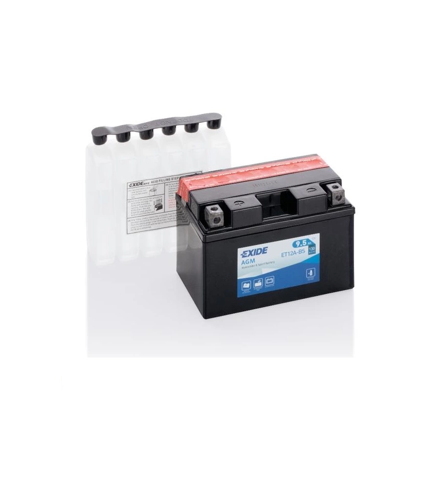 BATTERA EXIDE MAINTENANCE FREE 12V 10AH SX 130A - L90 x H105 x P150