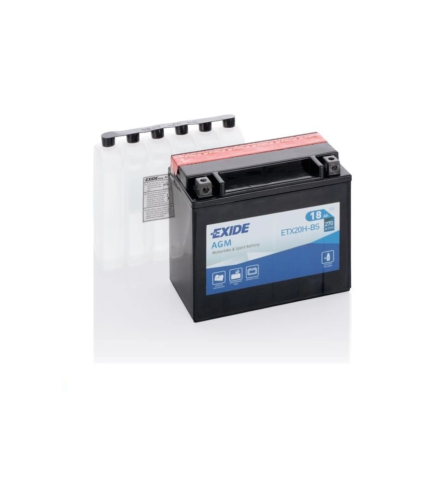 BATTERA EXIDE MAINTENANCE FREE 12V 18AH SX 270A - L90 x H155 x P175
