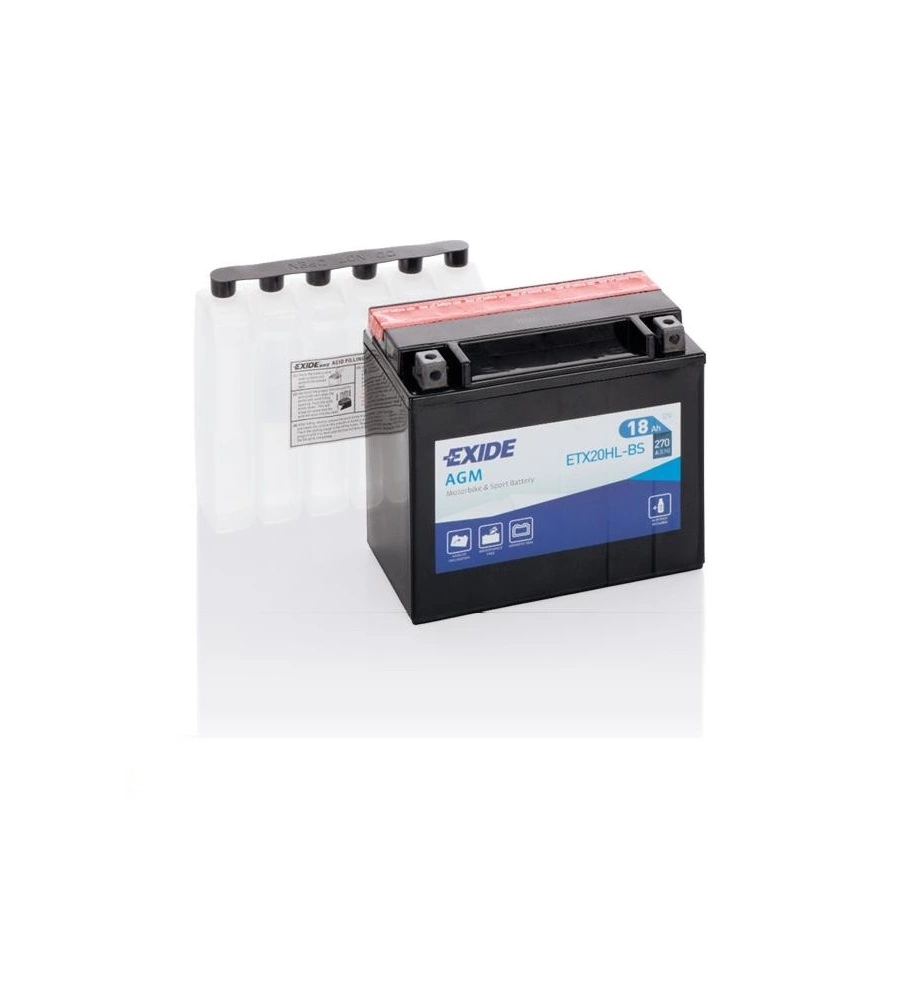 BATTERA EXIDE MAINTENANCE FREE 12V 18AH DX 270A - L90 x H155 x P175