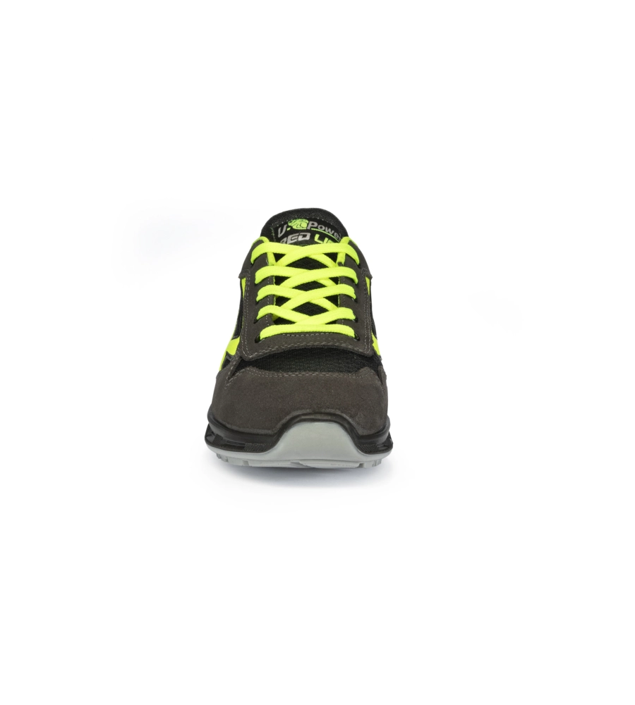 SCARPE ANTINFORTUNISTICHE U-POWER GRIGIO/GIALLA -TG. 40