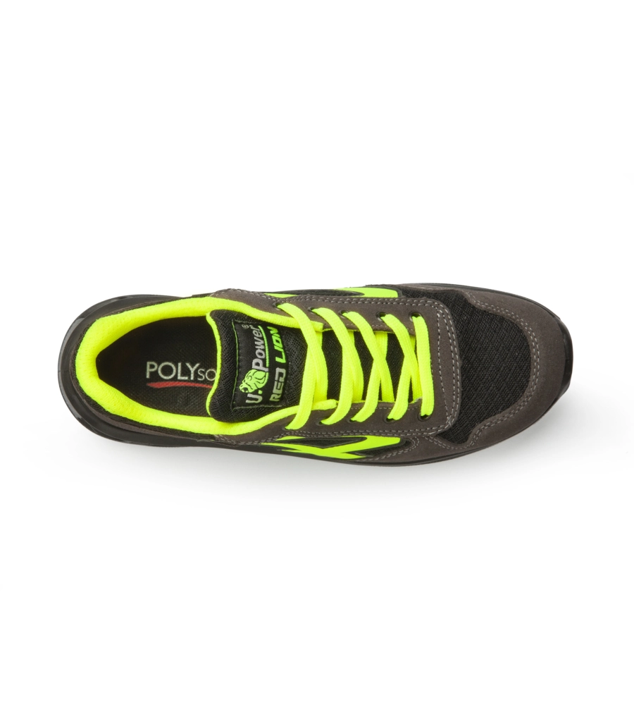 SCARPE ANTINFORTUNISTICHE U-POWER GRIGIO/GIALLA -TG. 40