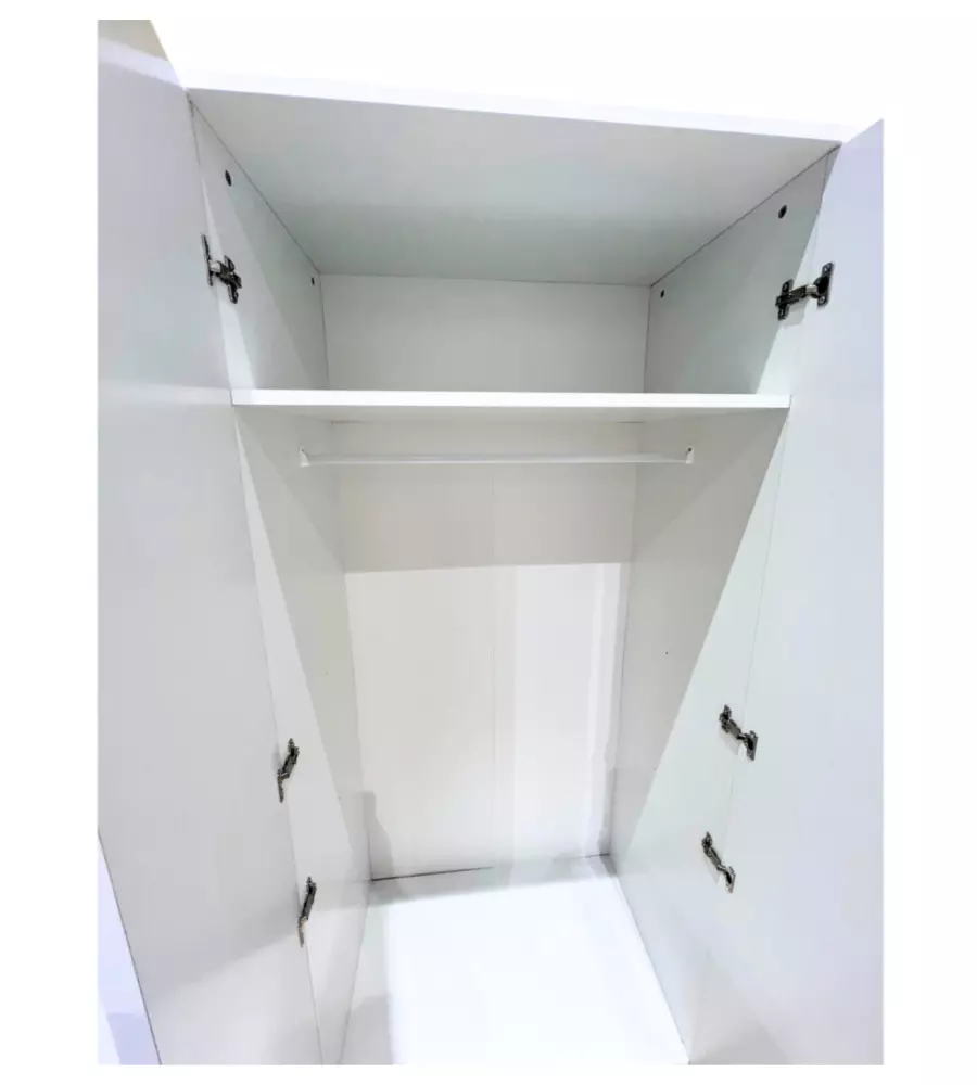 ARMADIO MULTIUSO 2 ANTE BIANCO 80X52X207 CM
