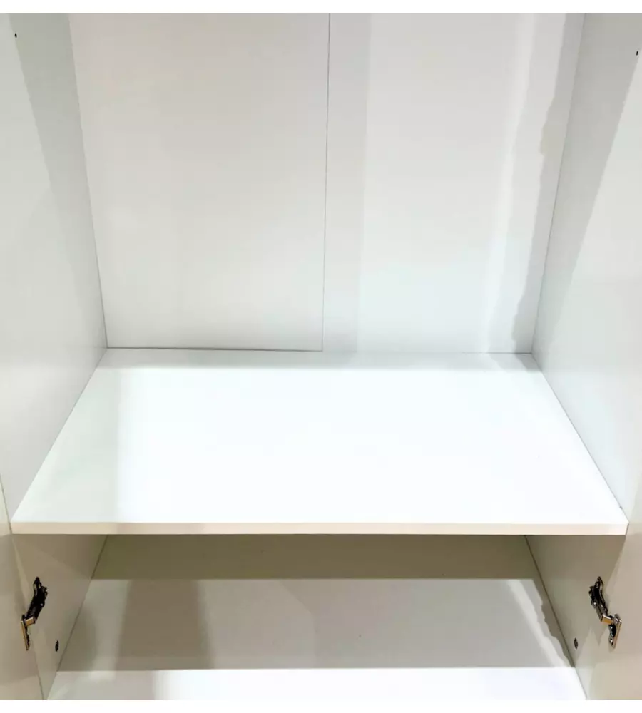 ARMADIO MULTIUSO 2 ANTE BIANCO 80X52X207 CM