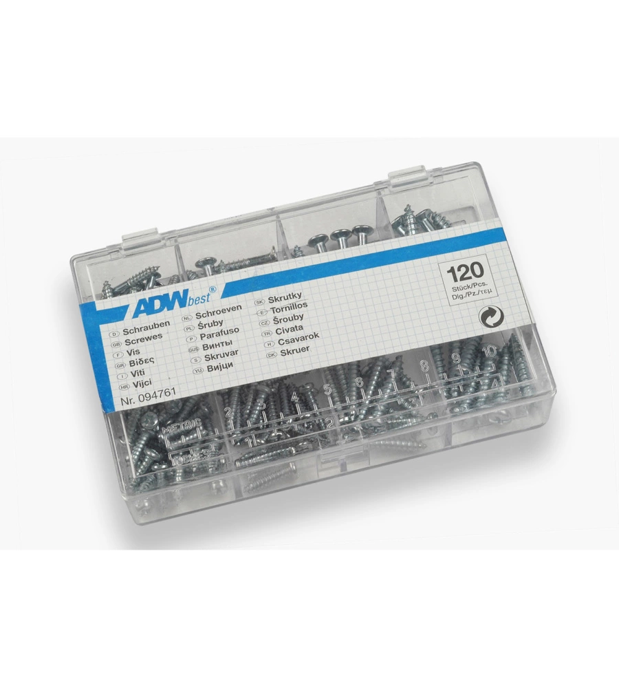 ASSORTIMENTO VITI 120 PZ.