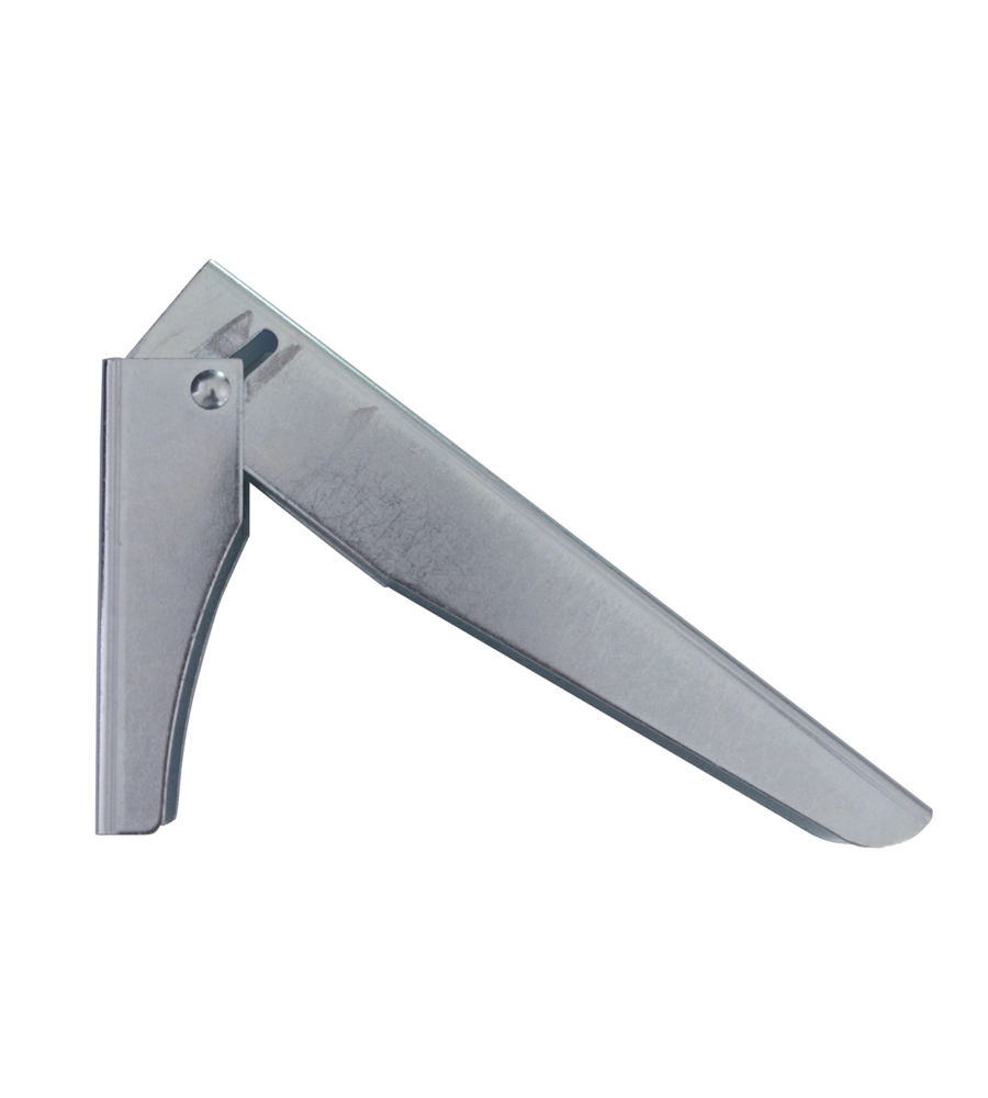 REGGIMENSOLA RIBALTABILE - 100 X 300 MM. - ZINCATO BIANCO