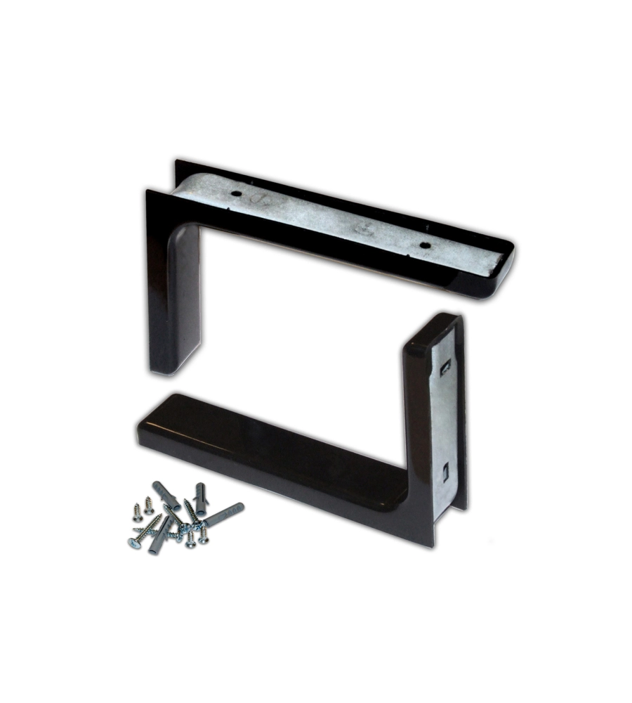 REGGIMENSOLE CON COPERTURA PLASTICA 2 PZ. - 145 X 240 MM. - NERO