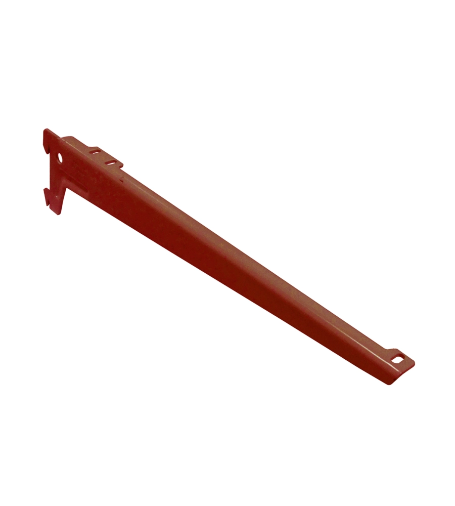 REGGIMENSOLE A 2 GANCI ANGOLATE - 28 CM. - MARRONE