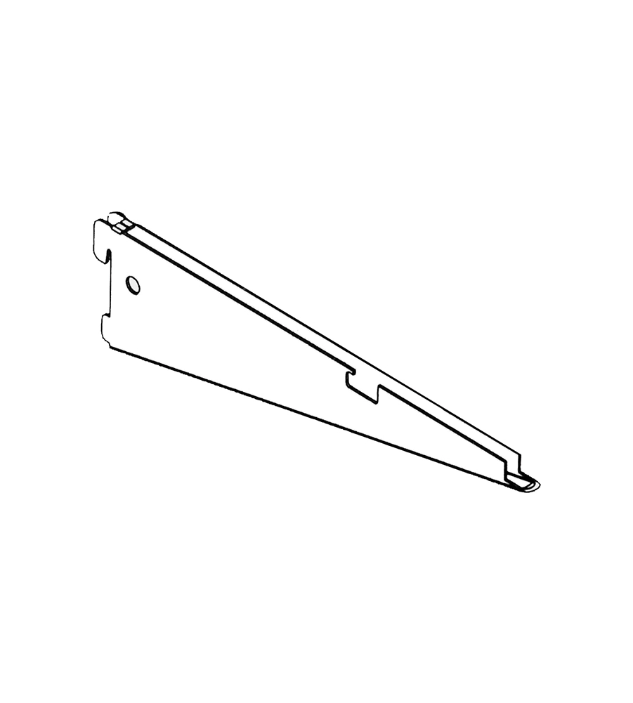 REGGIMENSOLA PER RIPIANO IN FILO - 42 CM. - ALLUMINIO