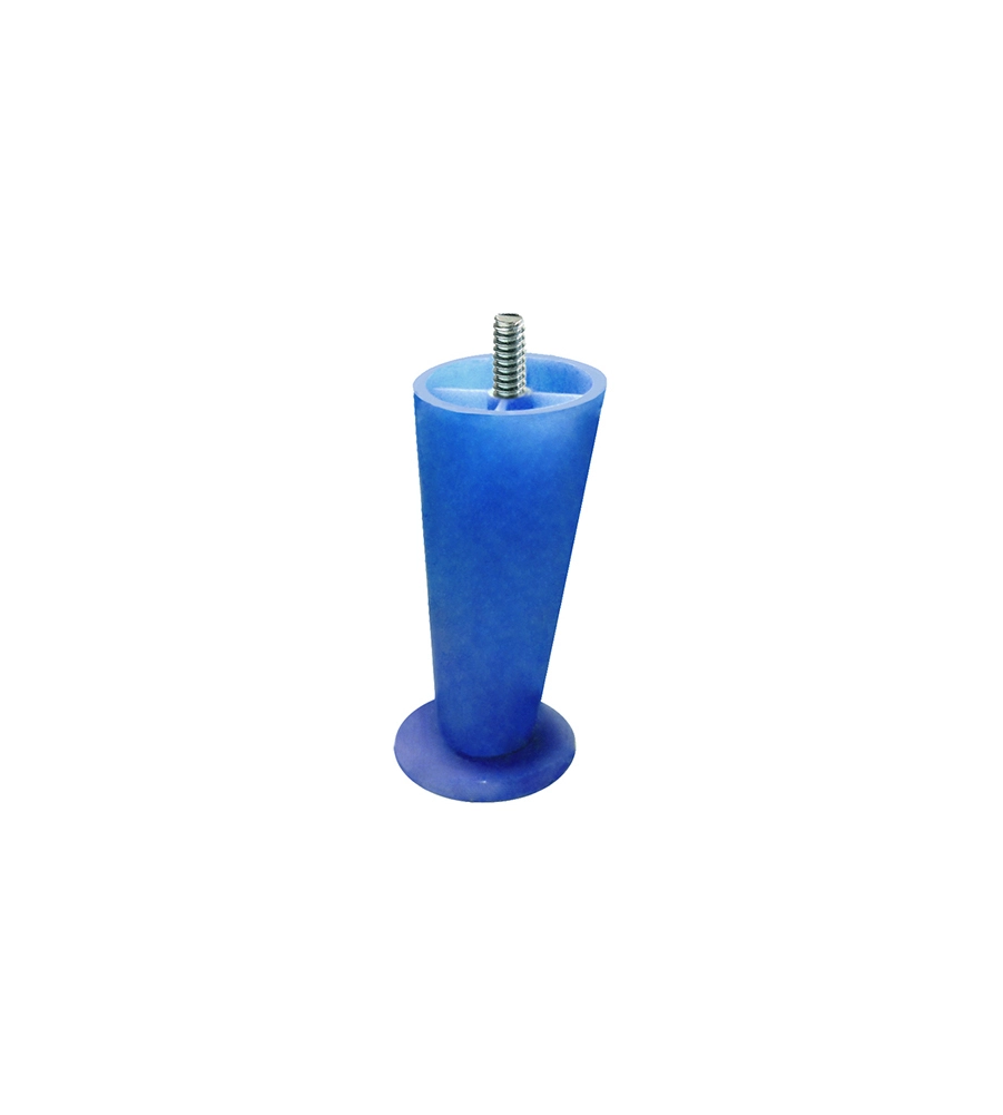 PIEDINO IN PLASTICA SERIE "CALICE" - Ø 60 - H.130 MM. - BLU