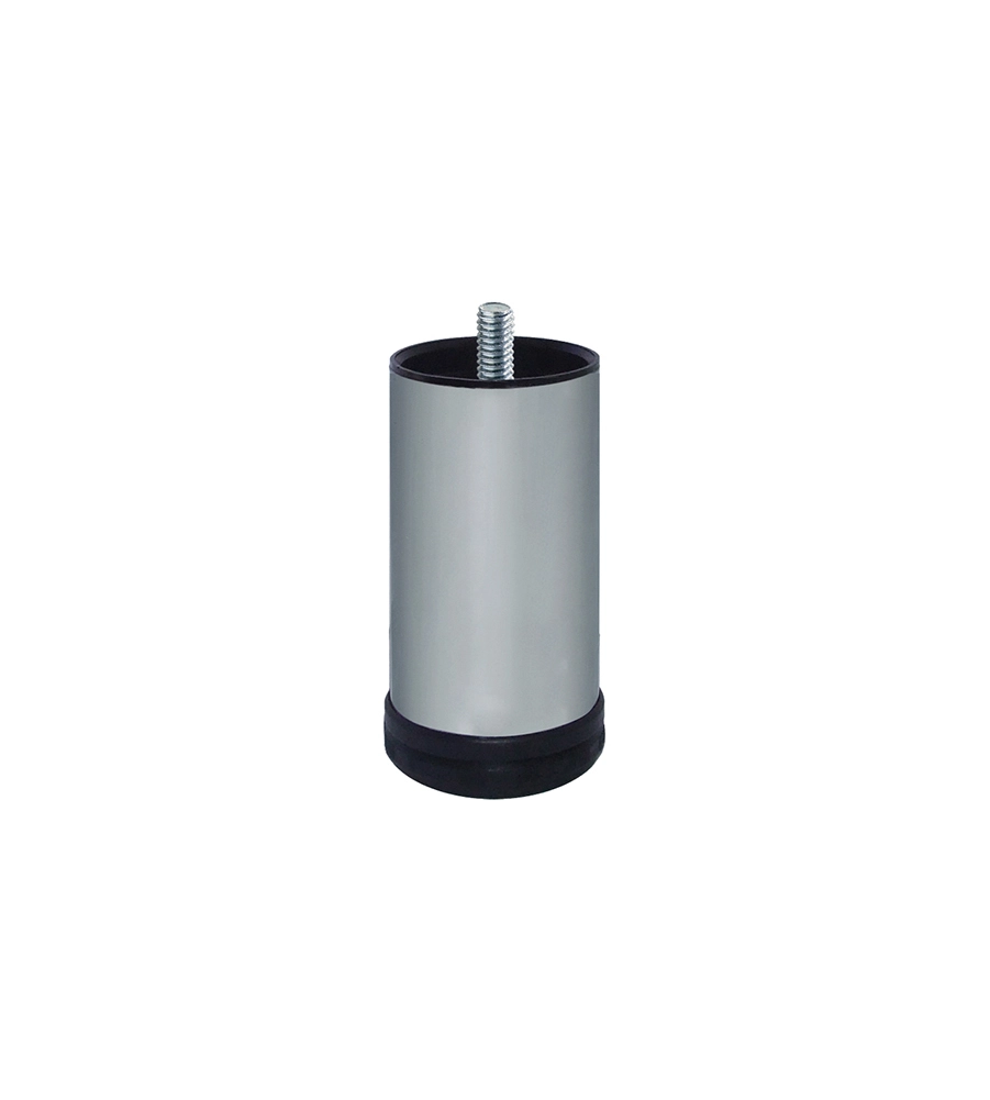 PIEDINO IN METALLO SERIE "DELUXE" - Ø 60 - H.120 MM. - SATINATO