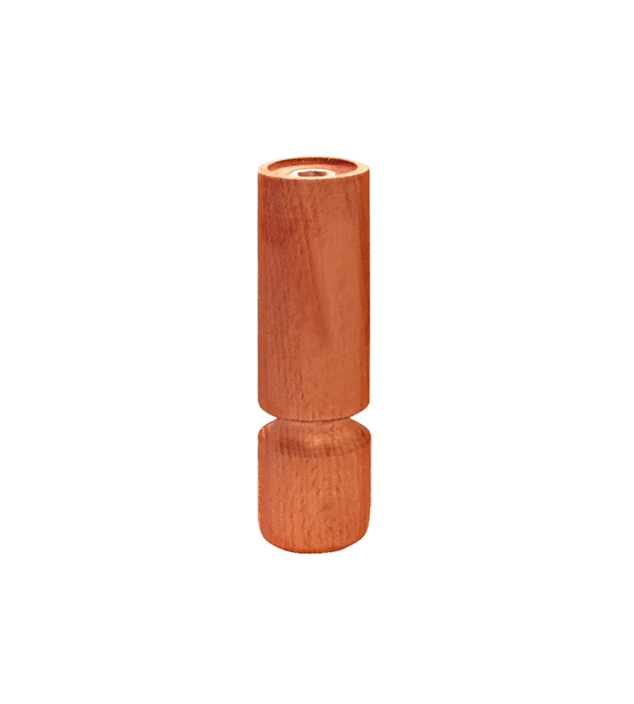 PIEDINO IN LEGNO SERIE "BIRILLO" - Ø 40 - H.180 MM. - CILIEGIO