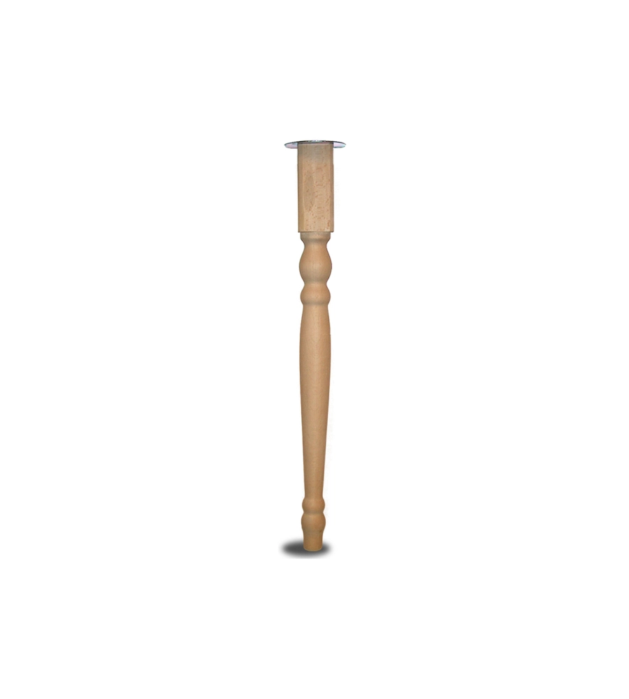 GAMBA IN LEGNO SAGOMATA  Ø 60 - H.750 MM. LEGNO GREZZO