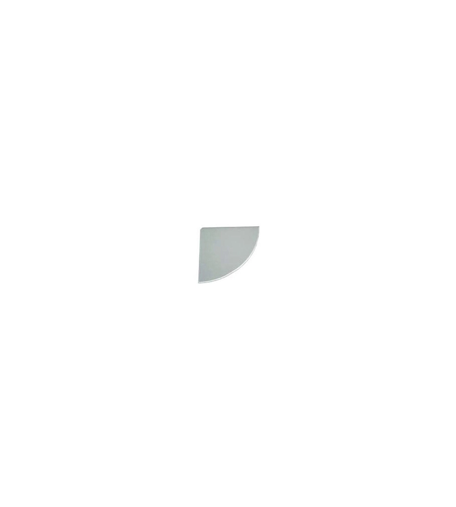 RIPIANO IN VETRO AD ANGOLO "FLOAT" - 300 X 300 MM.