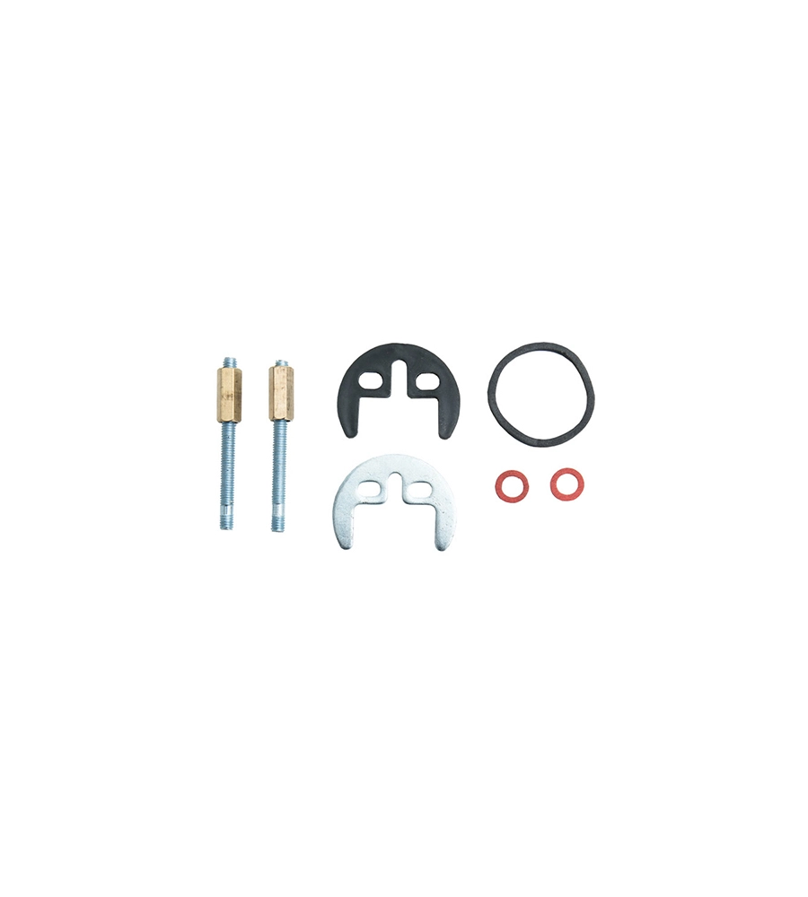 KIT FISSAGGIO RUBINETTI A 2 STAFFE 6 MM.