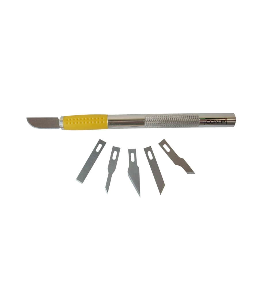 CUTTER DI PRECISIONE IN ALLUMINIO CON 6 LAME INTERCAMBIABILI