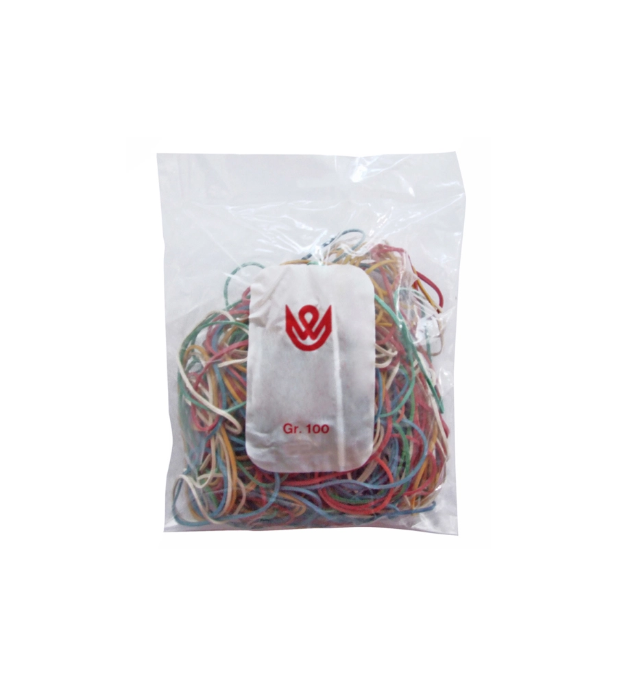 ELASTICI COLORI ASSORTITI 100 GR.