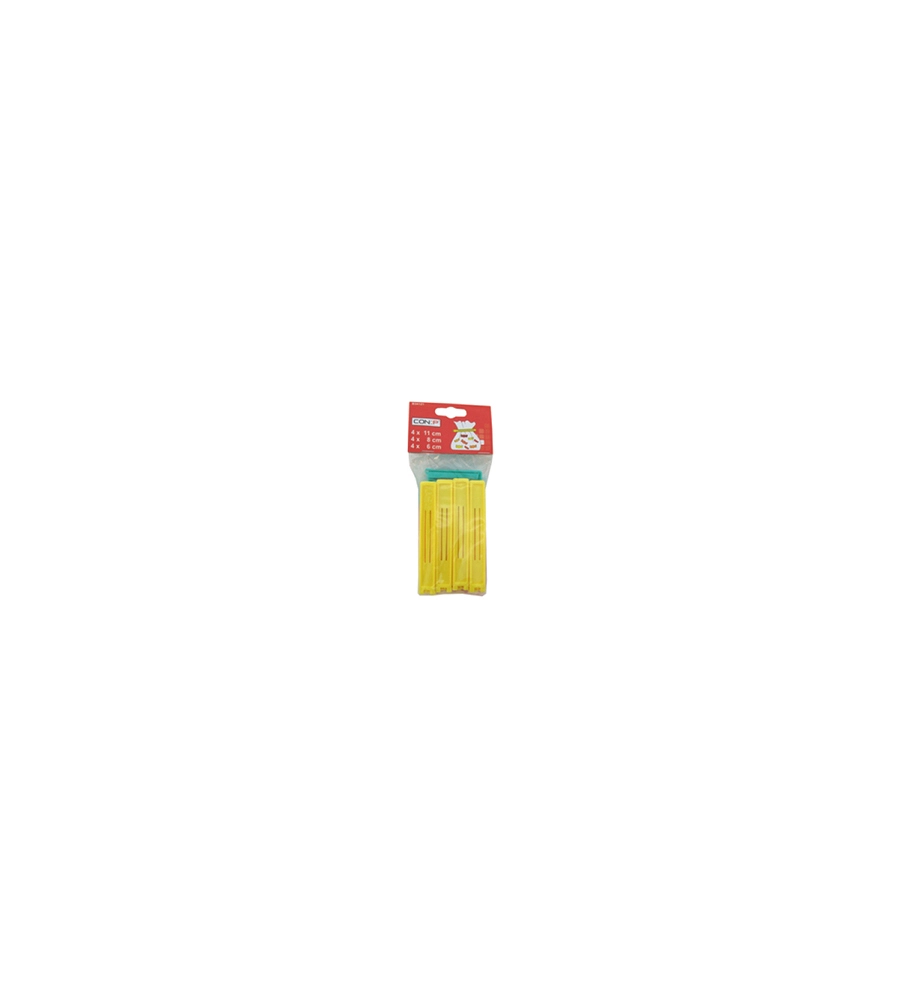 CLIP PER CHIUSURA SACCHETTI 12 PZ.