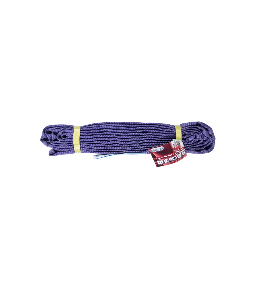 CINGHIA DI SOLLEVAMENTO 1000 KG. AD ANELLO 40 MM. X 2 MT.