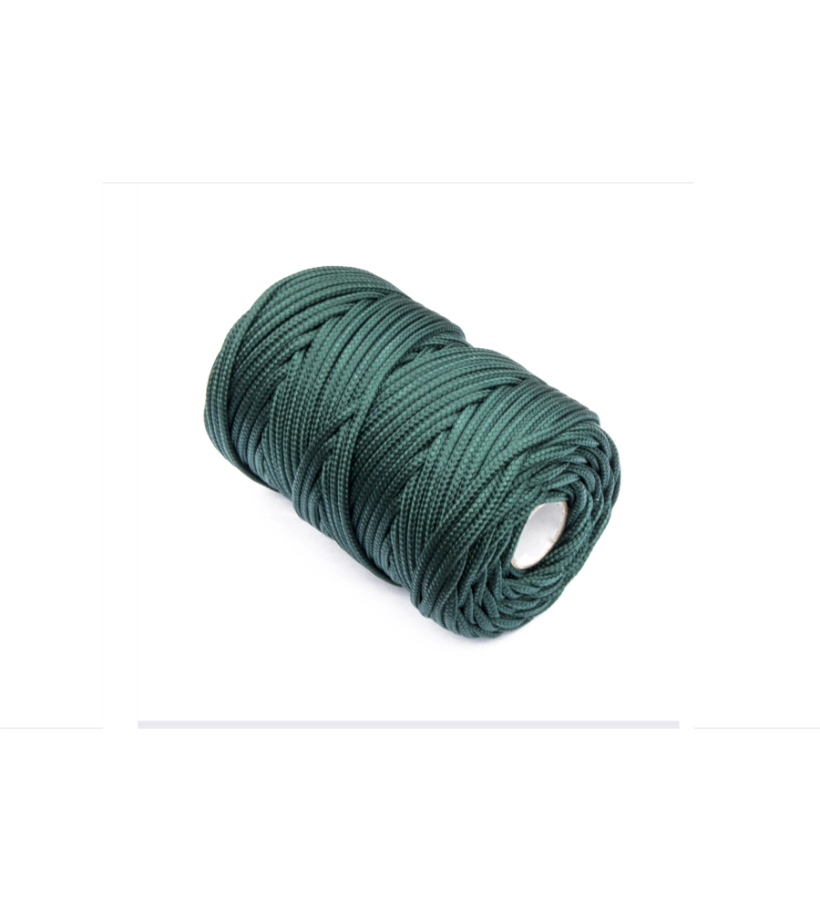 TRECCIA PER VENEZIANA IN POLIPROPILENE Ø 3 MM. VERDE SCURO 50 MT.