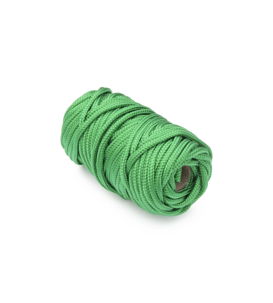 TRECCIA IN POLIPROPILENE Ø 4 MM. VERDE 20 MT.