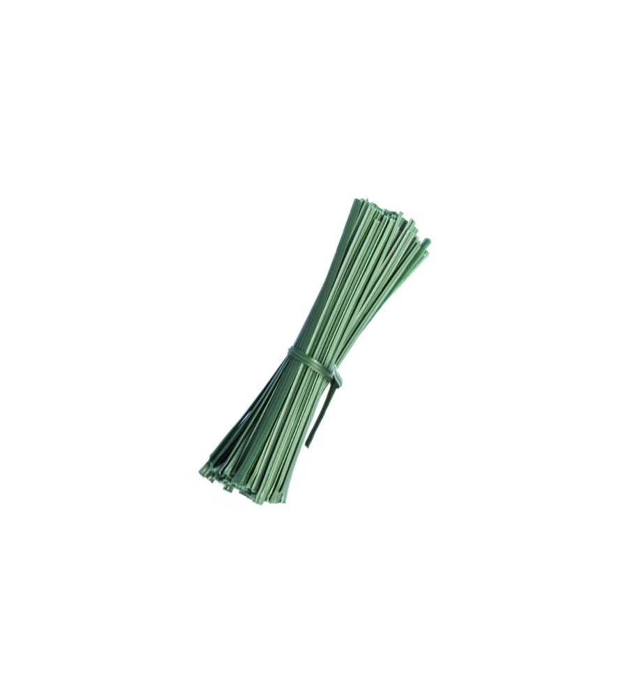 FILO PER GIARDINAGGIO VERDE PRETAGLIATO 15 CM. 100 PZ.