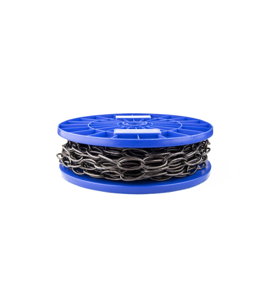 CATENA ORNAMENTALE OVALE Ø 2,8 MM. IN ACCIAIO BRUNITO 15 MT.