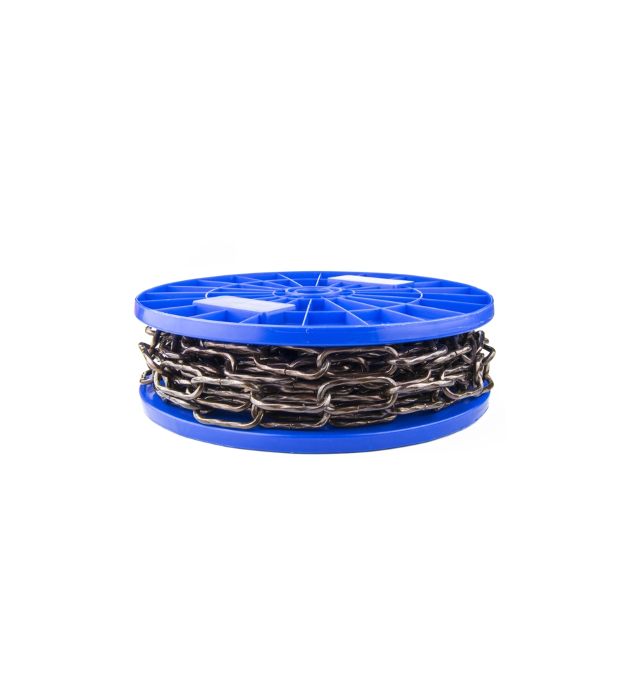 CATENA ORNAMENTALE RITORTA Ø 3,8 MM. IN ACCIAIO BRUNITO 10 MT.