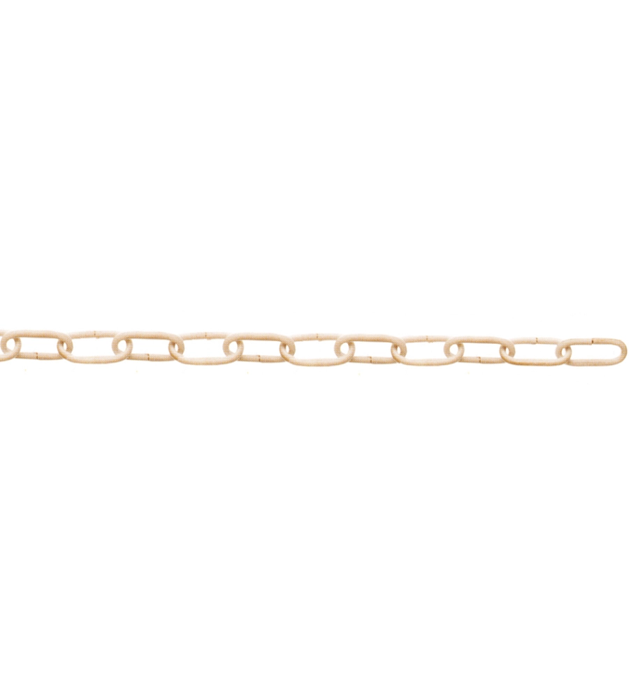 CATENA ORNAMENTALE Ø 2 MM. IN ACCIAIO BIANCO 30 MT.