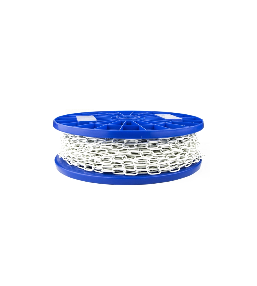 CATENA ORNAMENTALE Ø 2 MM. IN ACCIAIO BIANCO 30 MT.