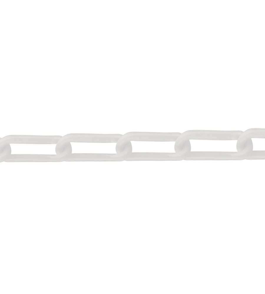 CATENA IN PLASTICA Ø 6 MM. BIANCO 20 MT.